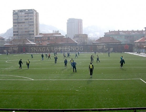 Pomoćni teren stadiona tušanj slika 1